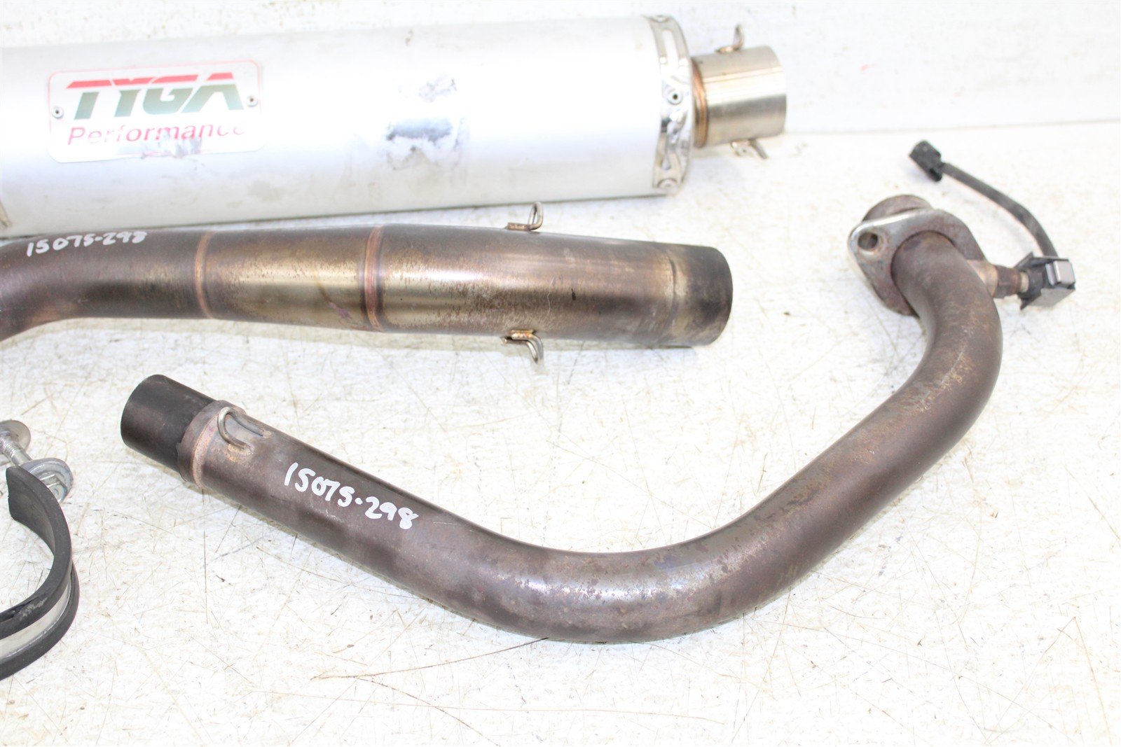 2018 Honda CB 300F TYGA Exhaust System Head Pipe Silencer Muffler 15075