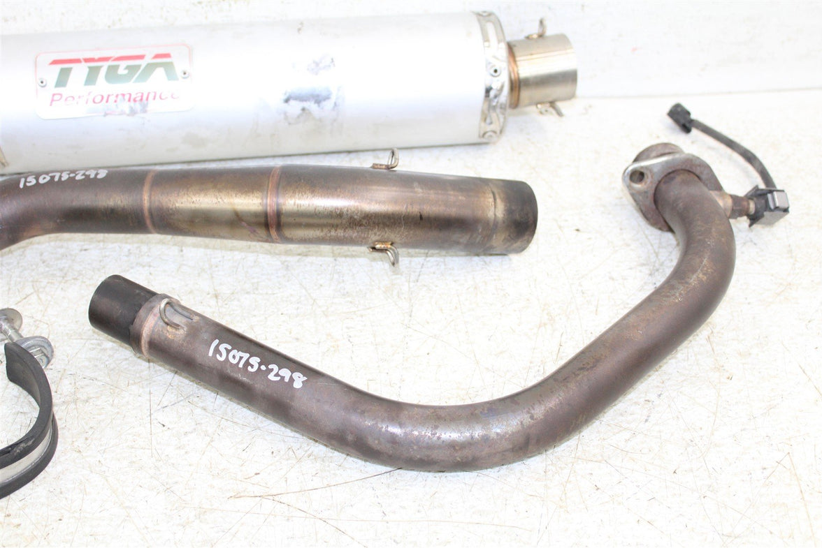 2018 Honda CB 300F TYGA Exhaust System Head Pipe Silencer Muffler 15075