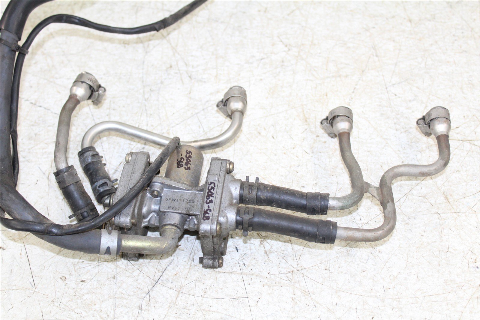 2002 Yamaha R1 Air Induction System Assembly w/ Hoses 55063