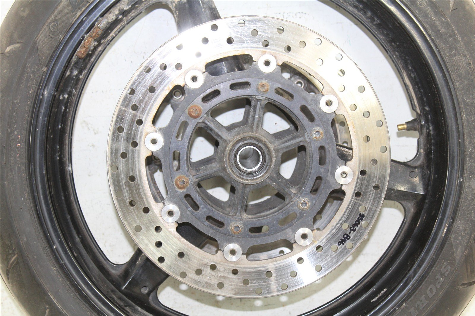 2002 Yamaha R1 Front Wheel Rim w/ Brake Rotors 55063