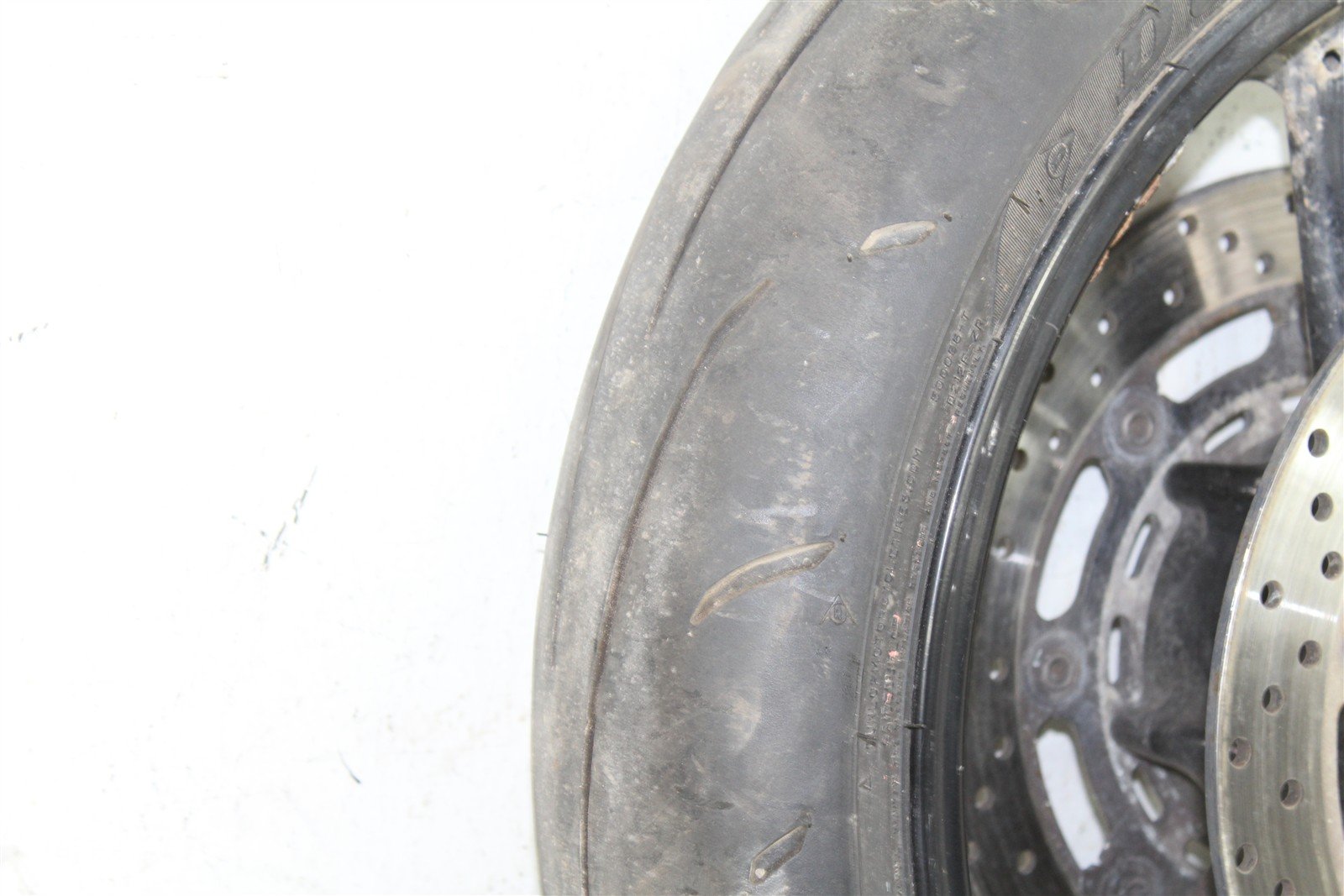 2002 Yamaha R1 Front Wheel Rim w/ Brake Rotors 55063