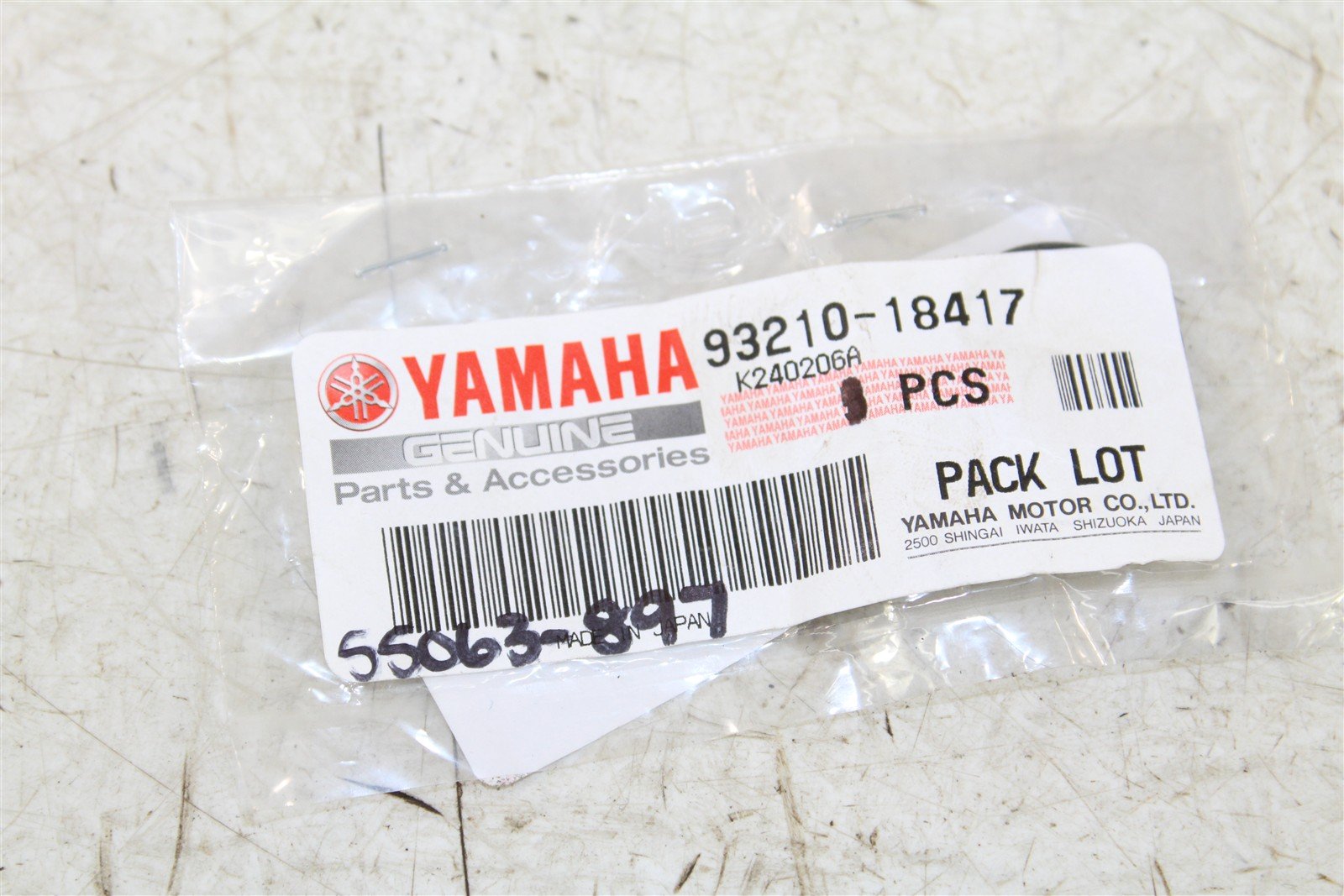 NOS Genuine Yamaha O-Ring Seal 93210-18417 NEW 55063