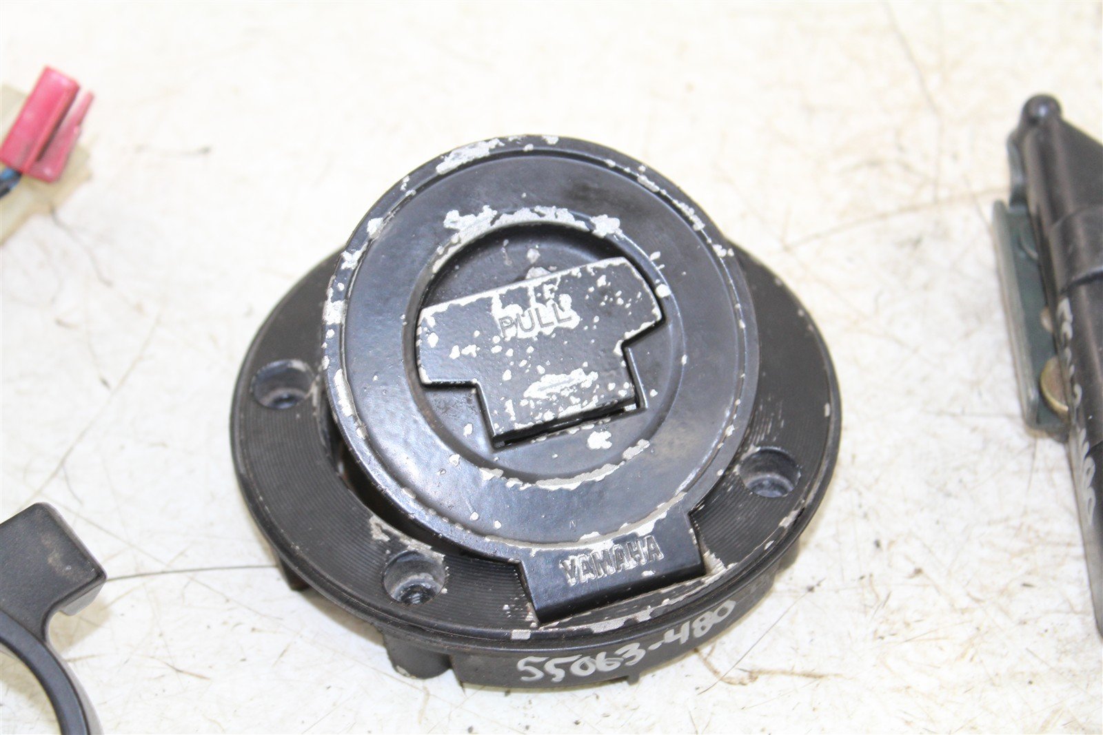 2002 Yamaha R1 Key Switch Ignition Top Triple Clamp Seat Lock Gas Cap 55063