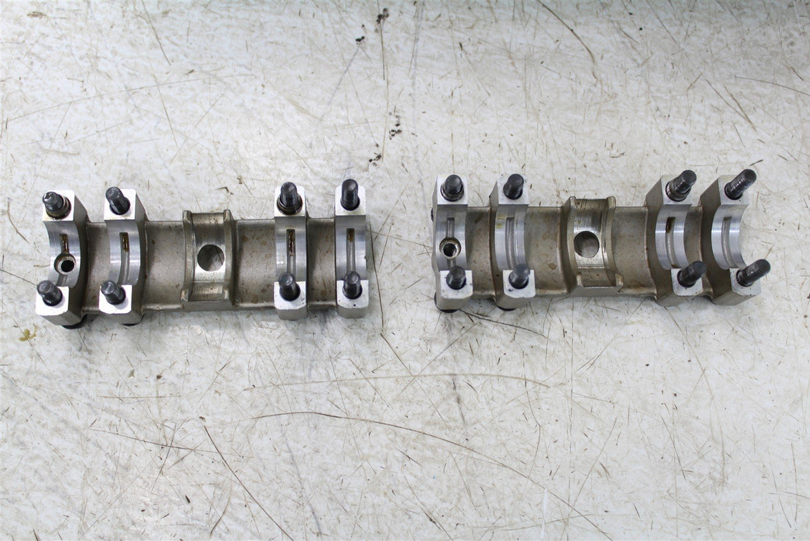 2002 Yamaha R1 Cylinder Head Valve Cover w/ Exhaust Intake Camshaft Cam 55063