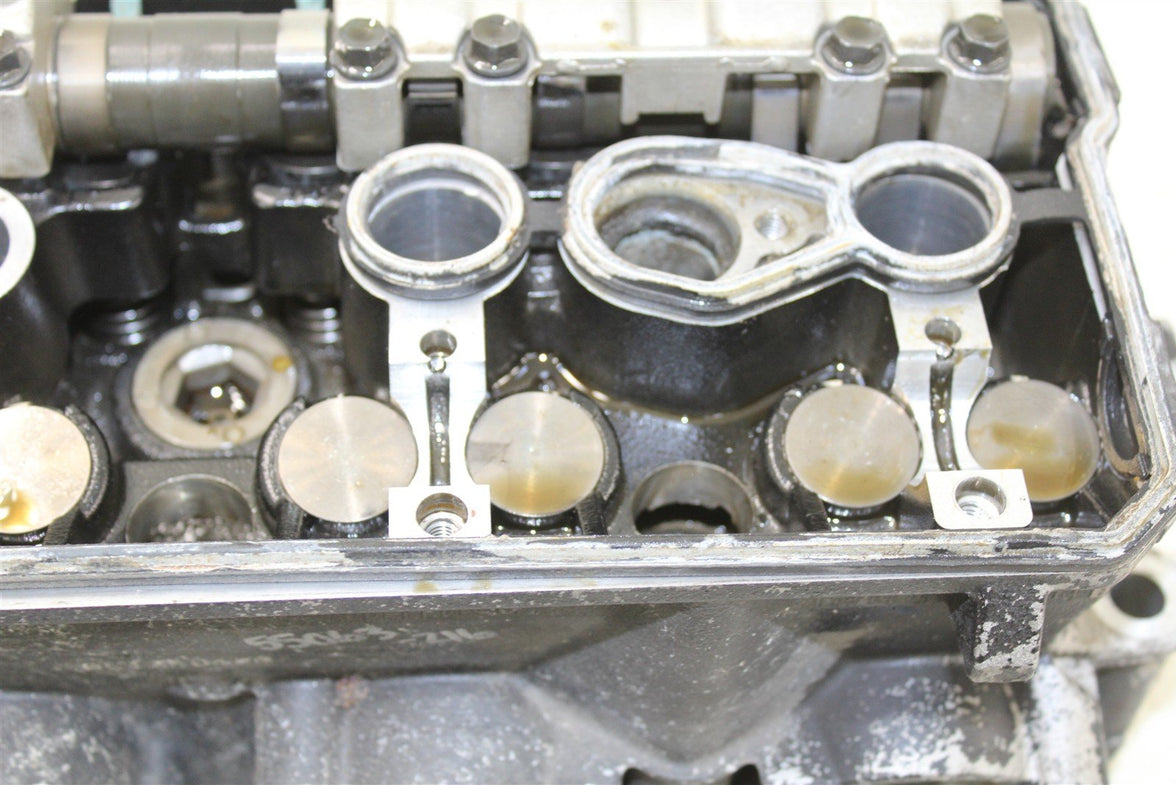 2002 Yamaha R1 Cylinder Head Valve Cover w/ Exhaust Intake Camshaft Cam 55063