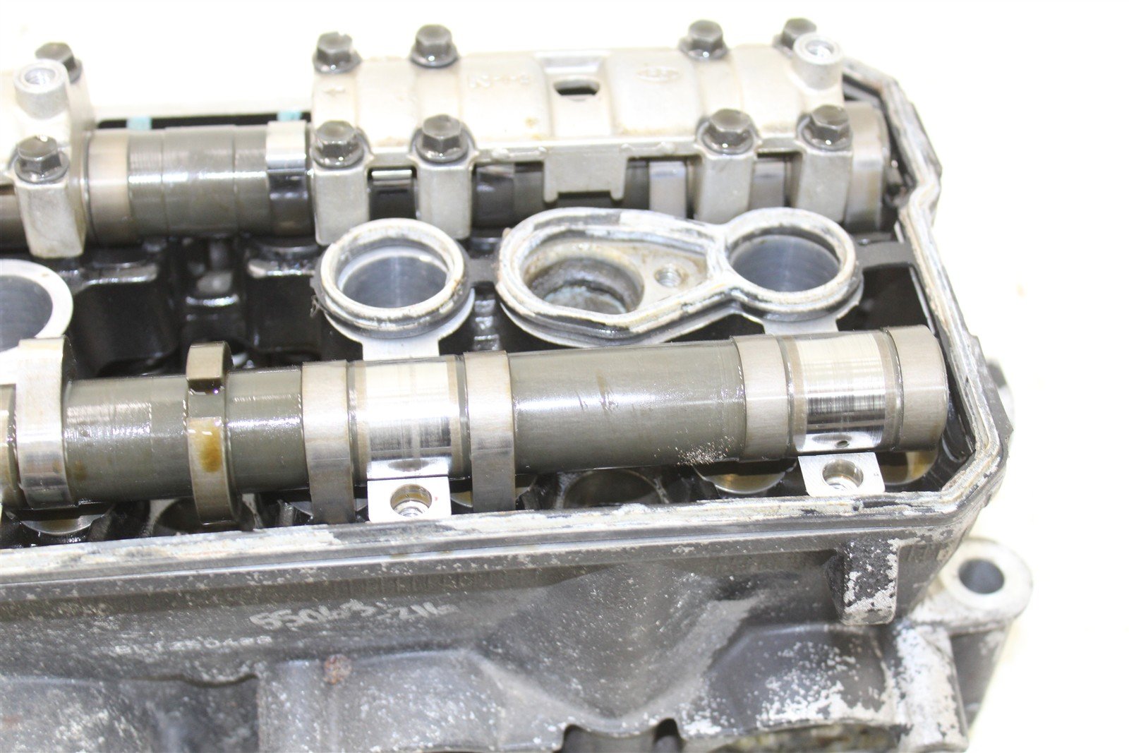 2002 Yamaha R1 Cylinder Head Valve Cover w/ Exhaust Intake Camshaft Cam 55063