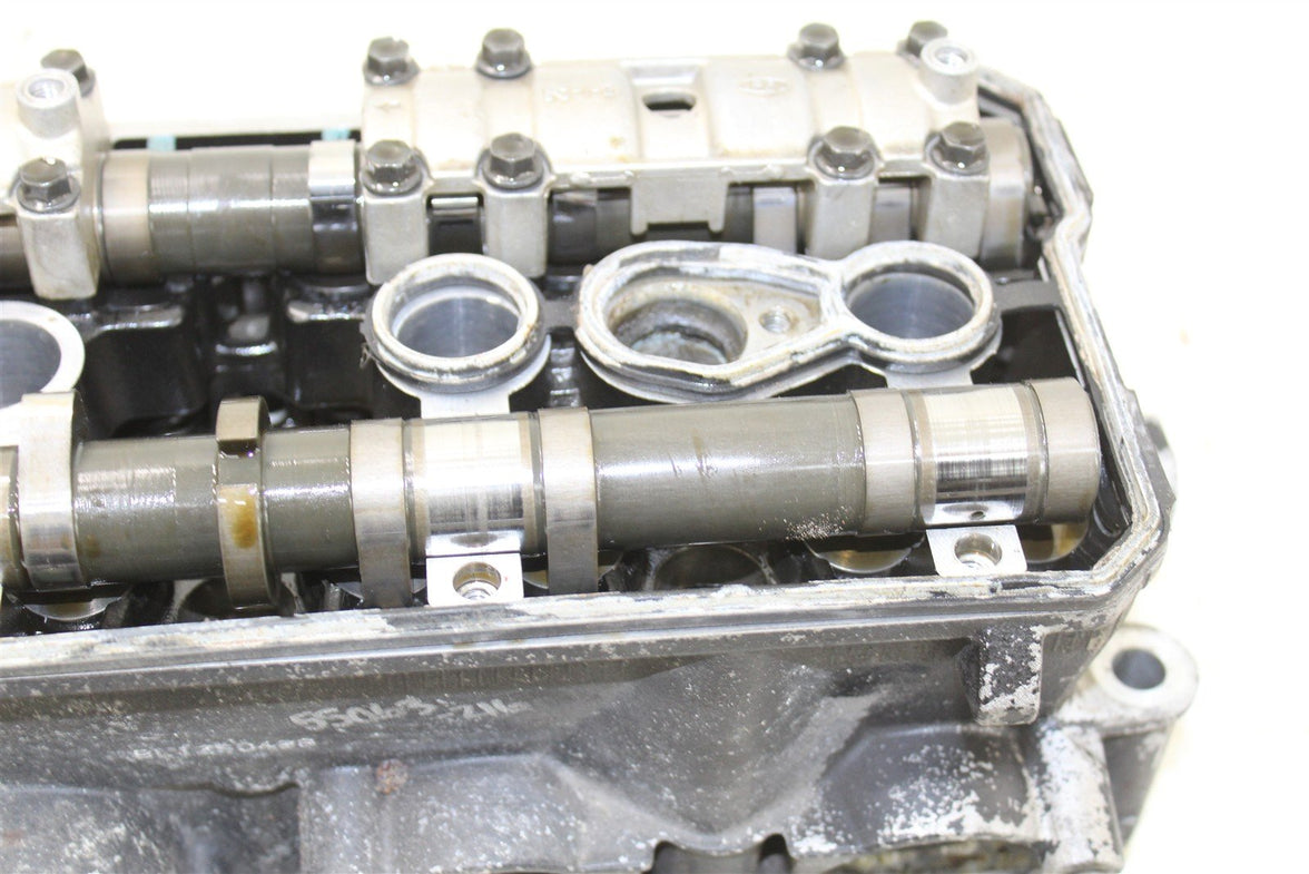 2002 Yamaha R1 Cylinder Head Valve Cover w/ Exhaust Intake Camshaft Cam 55063