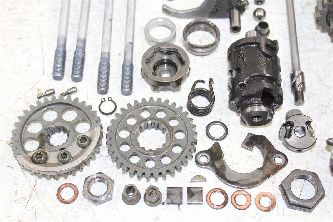 2004 Yamaha YFZ 450 Transmission Gears Shift Shaft Forks Drum 50105