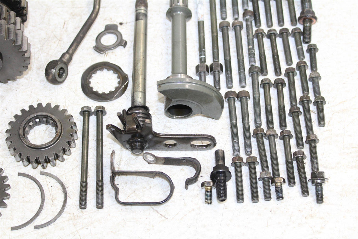 2004 Yamaha YFZ 450 Transmission Gears Shift Shaft Forks Drum 50105