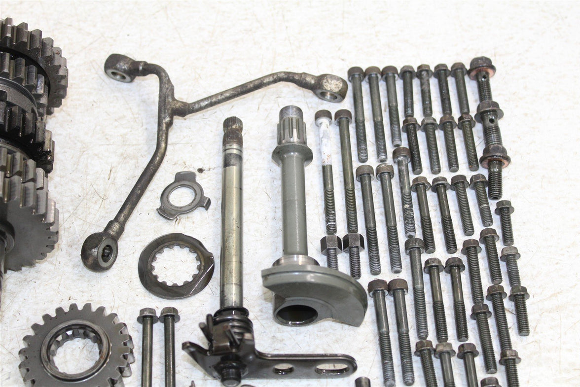 2004 Yamaha YFZ 450 Transmission Gears Shift Shaft Forks Drum 50105