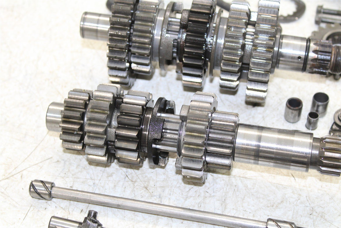 2004 Yamaha YFZ 450 Transmission Gears Shift Shaft Forks Drum 50105