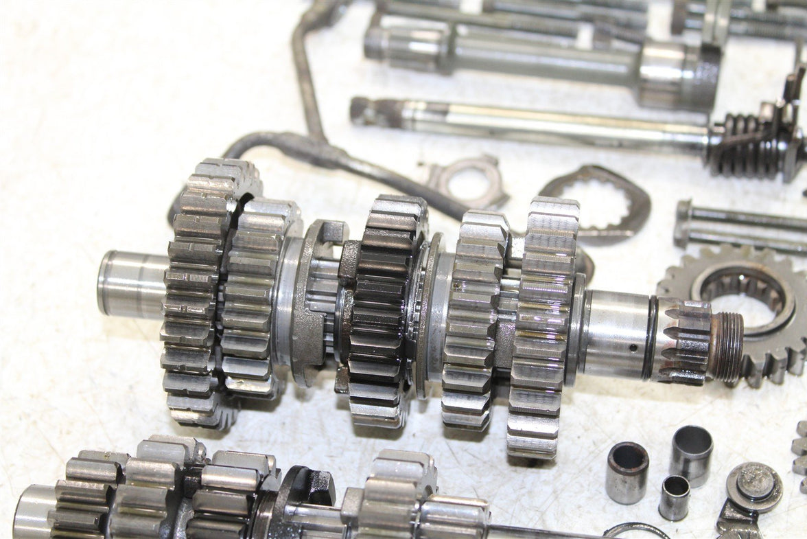 2004 Yamaha YFZ 450 Transmission Gears Shift Shaft Forks Drum 50105