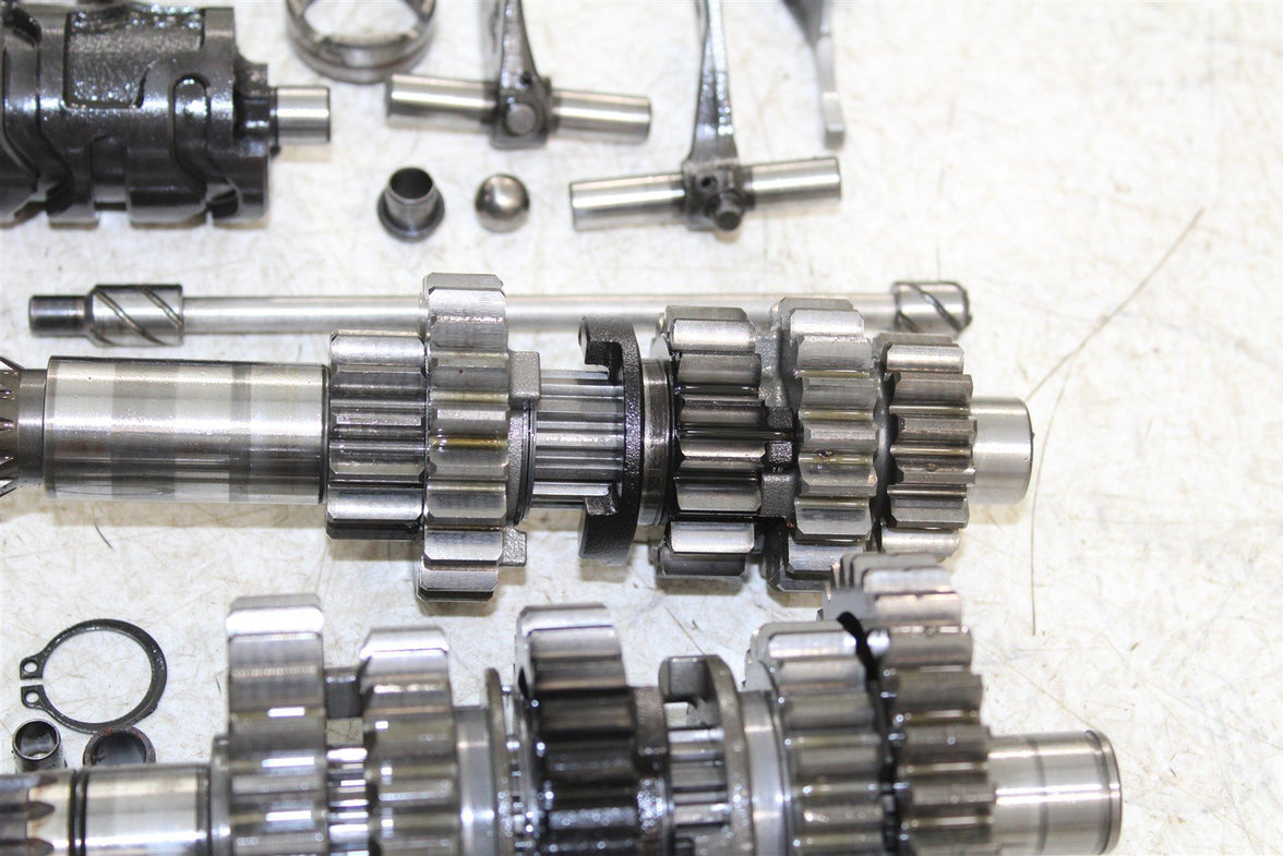 2004 Yamaha YFZ 450 Transmission Gears Shift Shaft Forks Drum 50105