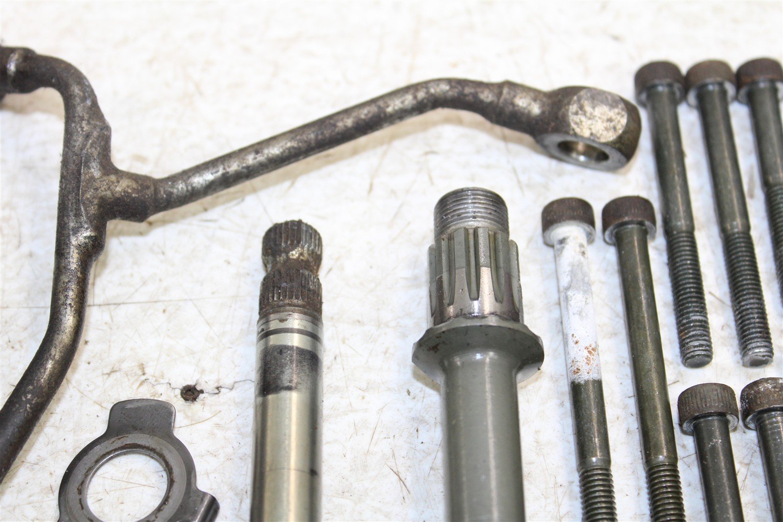 2004 Yamaha YFZ 450 Transmission Gears Shift Shaft Forks Drum 50105