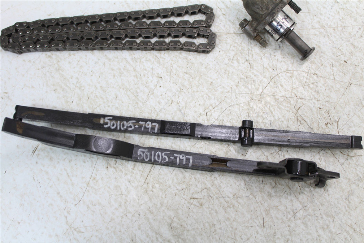 2004 Yamaha YFZ 450 Timing Chain Guide Slides w/ Camshaft Tensioner 50105