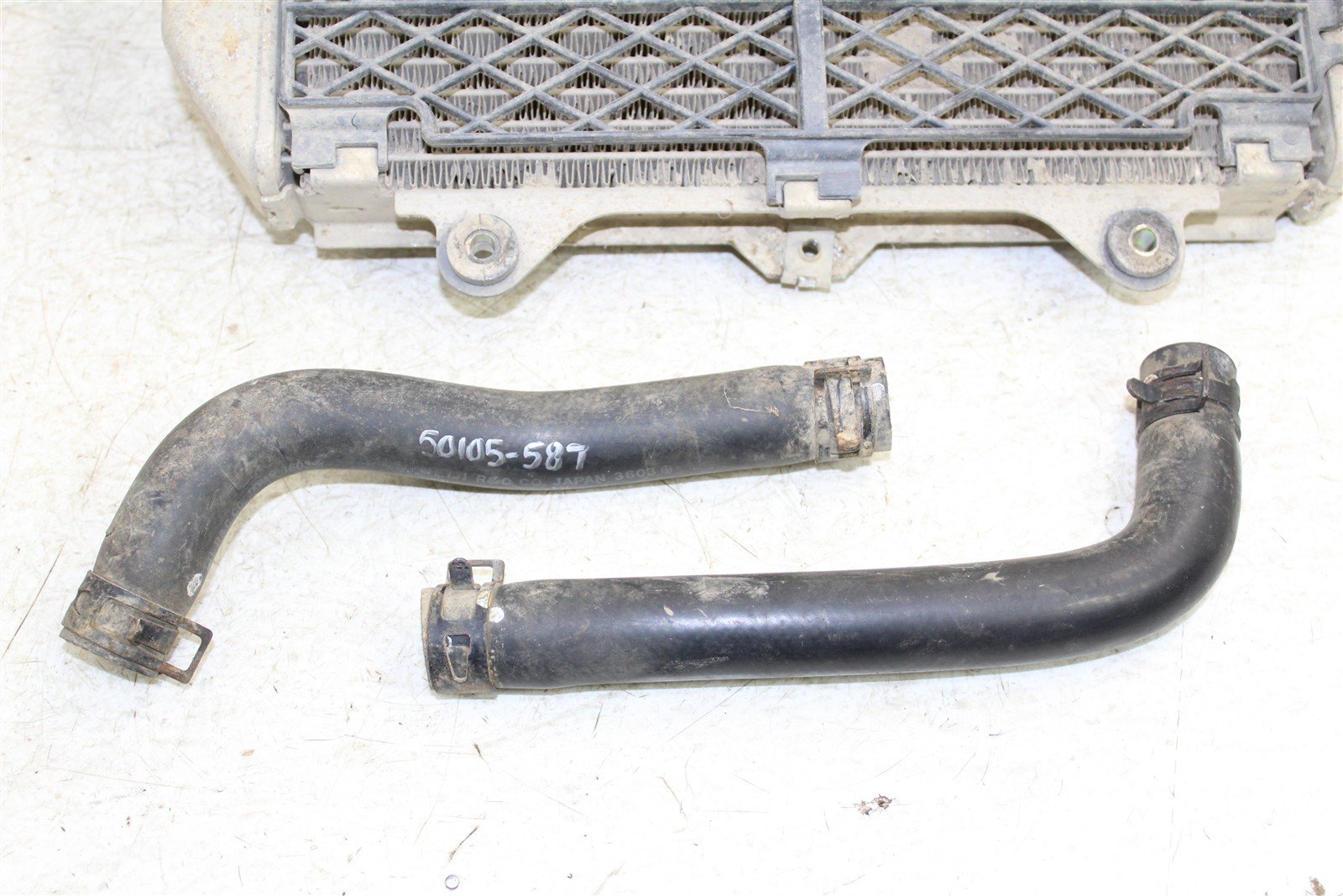 2004 Yamaha YFZ 450 Radiator w/ Coolant Hoses 50105