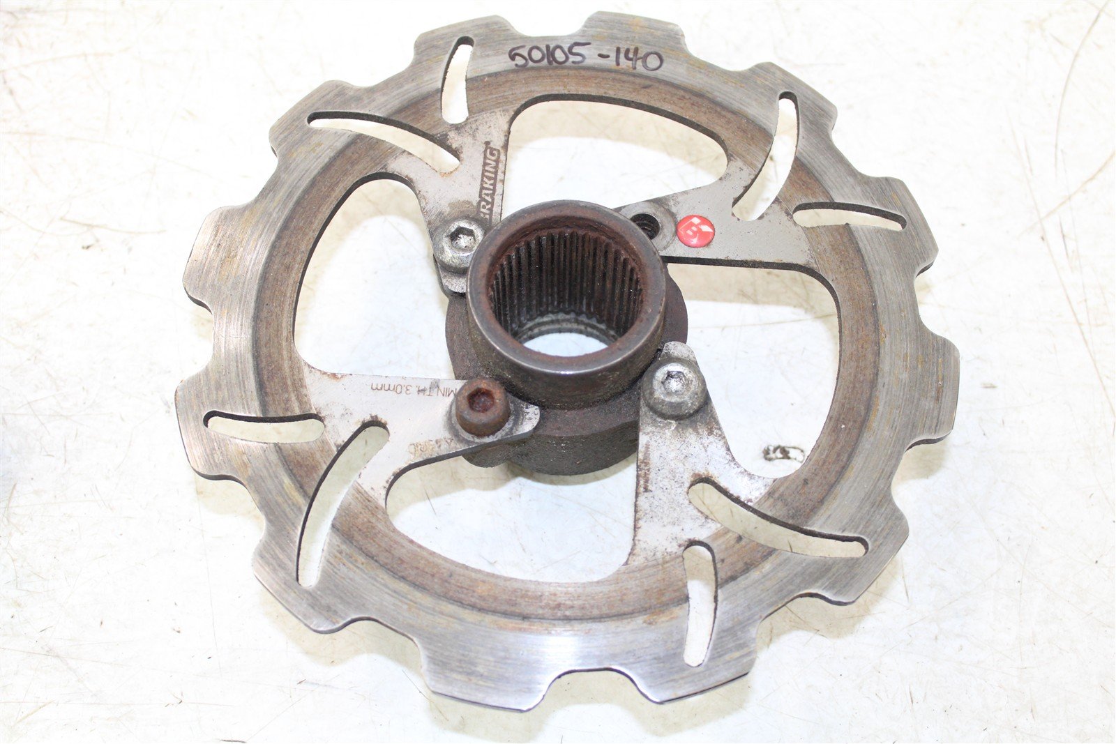 2004 Yamaha YFZ 450 Rear Brake Rotor Mount Hub w/ Disc 50105