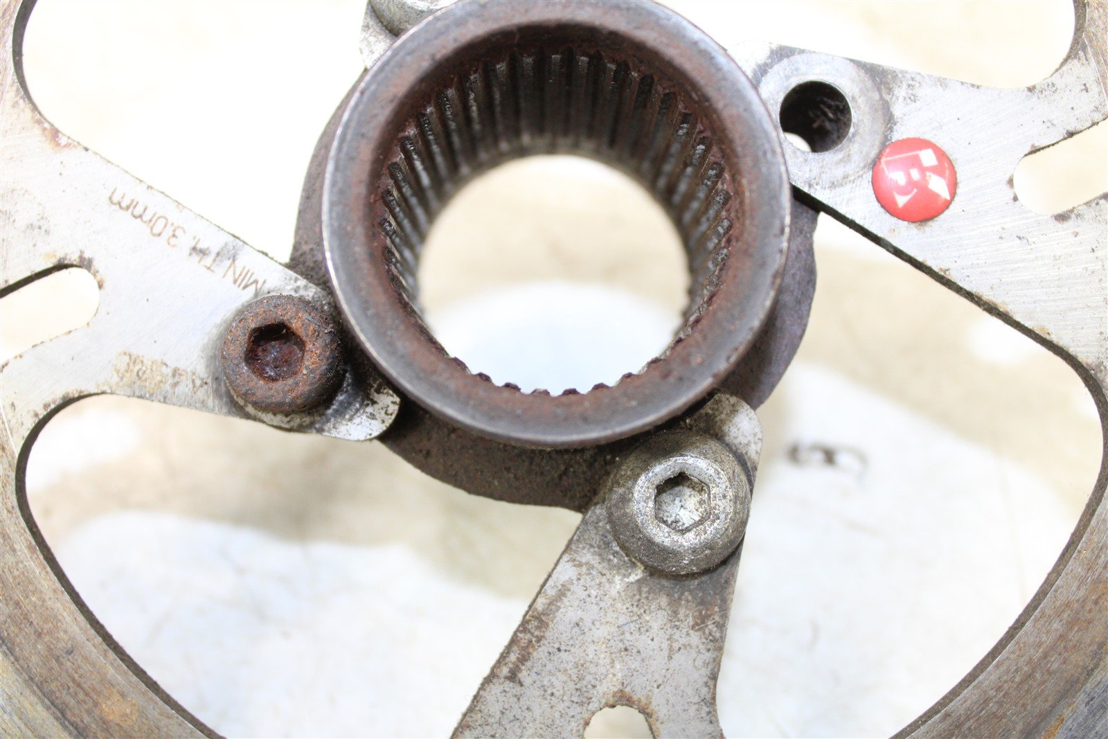 2004 Yamaha YFZ 450 Rear Brake Rotor Mount Hub w/ Disc 50105