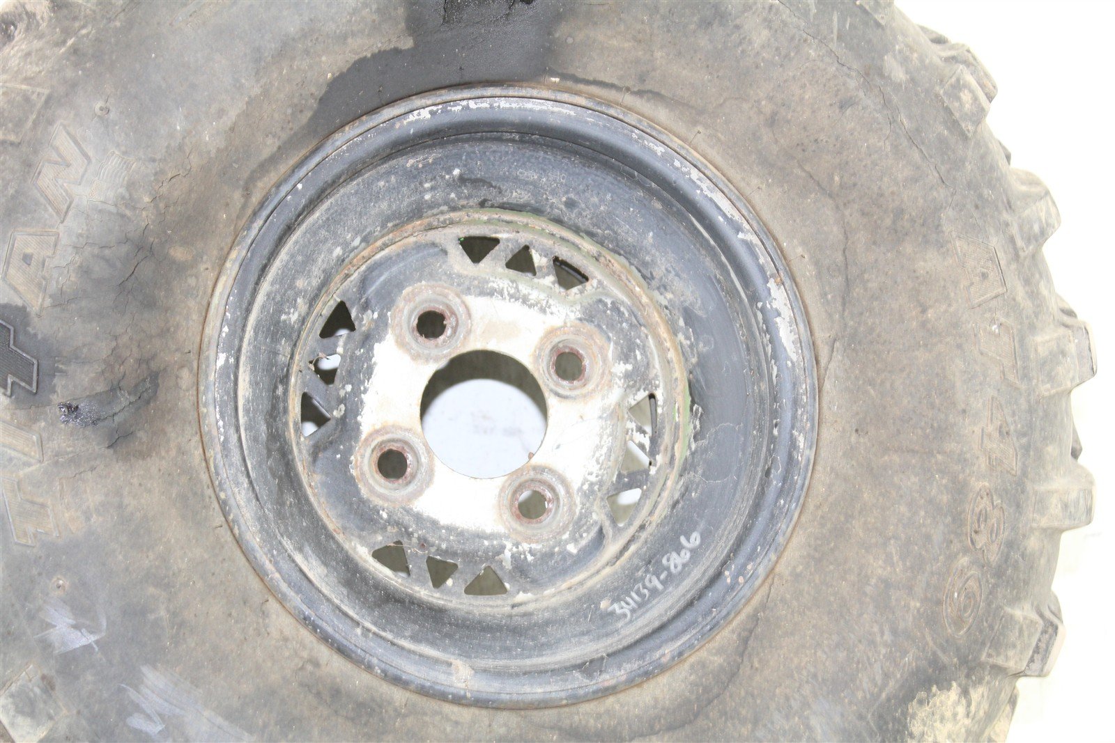 1998 Polaris Sport 400L 2x4 Rear Wheel Set Rims 34139