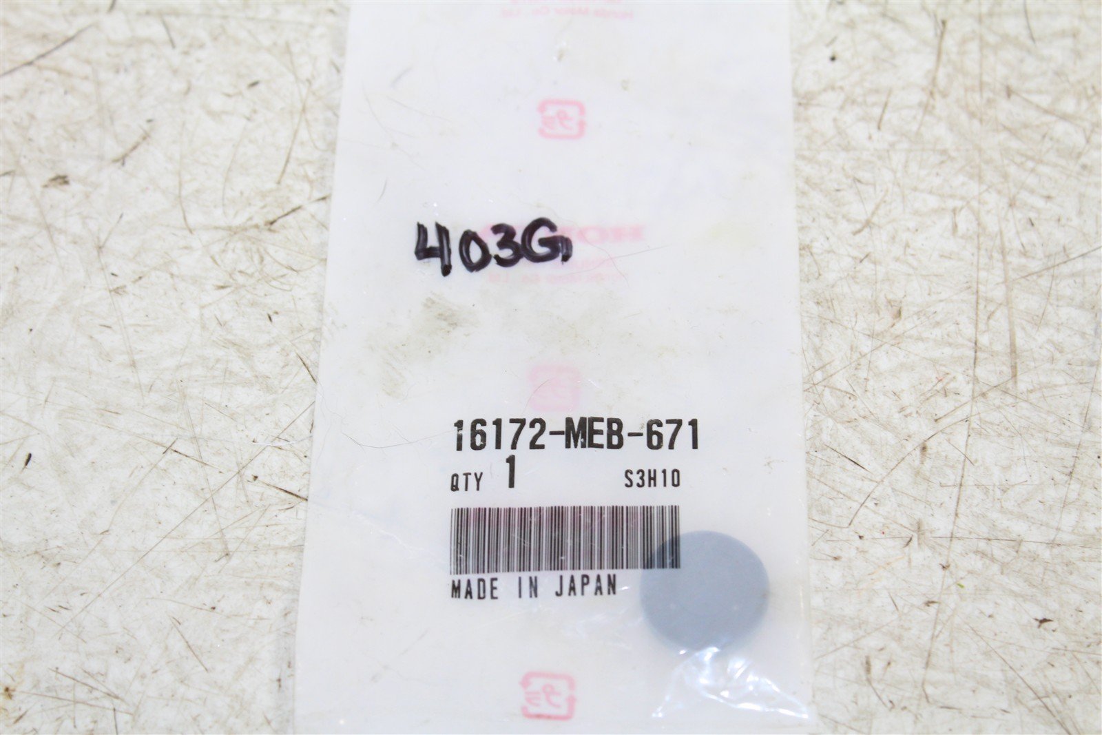 Honda 16172 -MEB-671 OEM NOS Honda Carb Throttle Slide CRF250R CRF450R // 403G