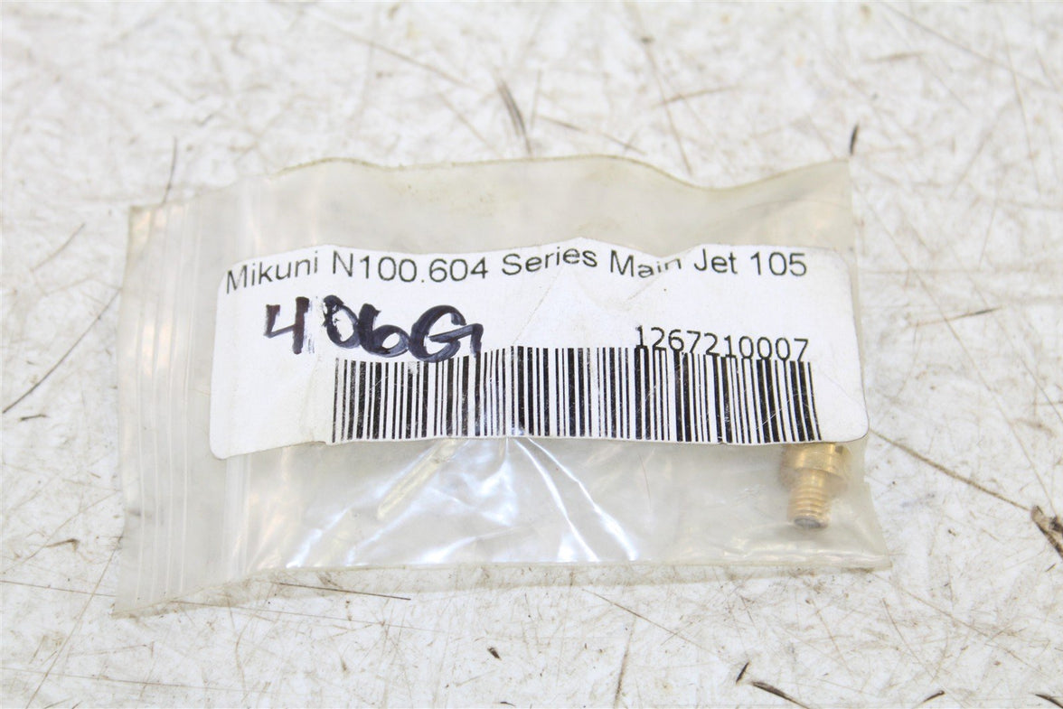 NOS Genuine Mikuni N100.604 Series Main Jet 105 // 406G