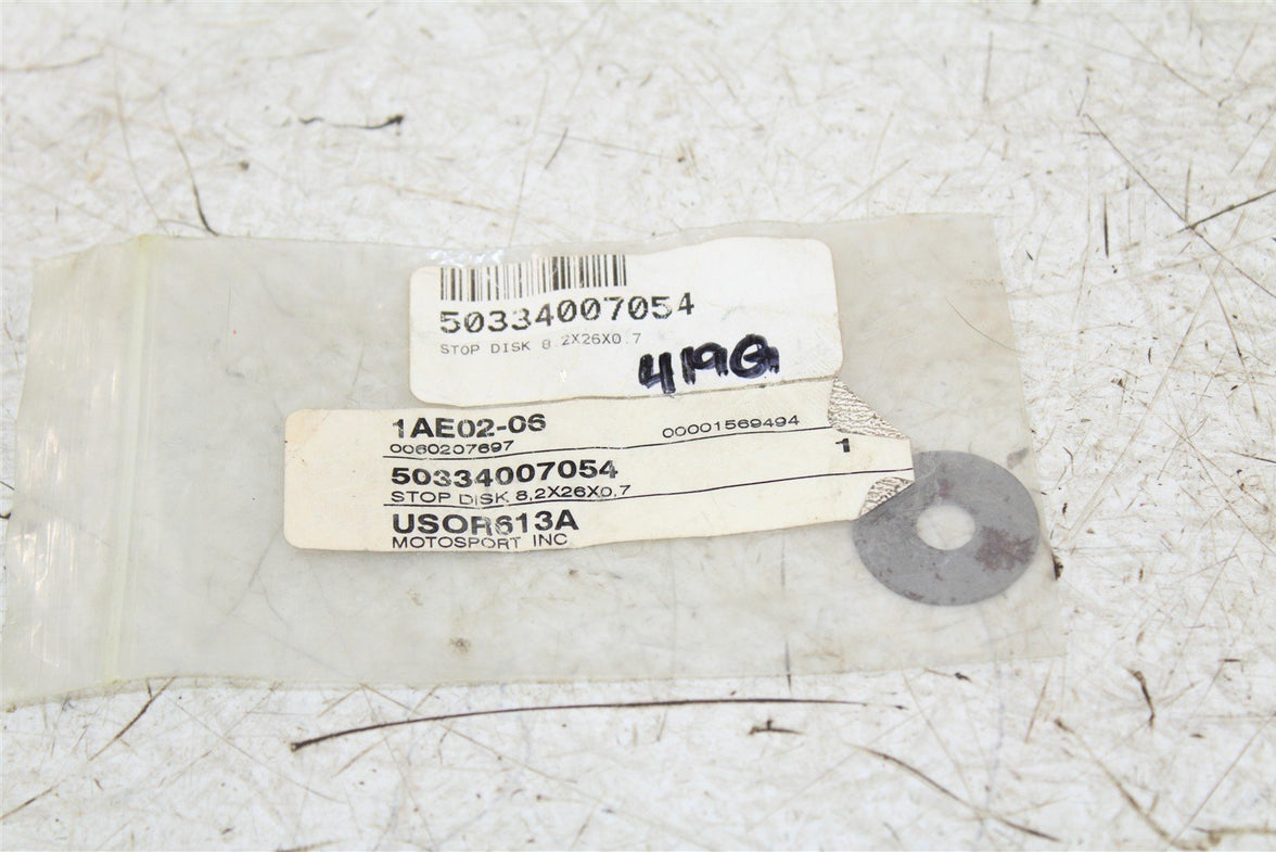 NOS Genuine Yamaha Plate Washer NEW 90201-096J9 // 416G