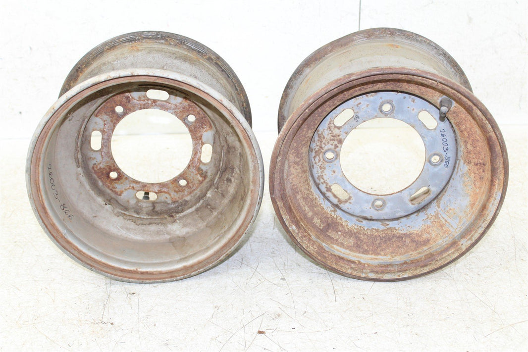 2001 Kawasaki Mule 520 Front Wheel Set 10x7 Rims 26003