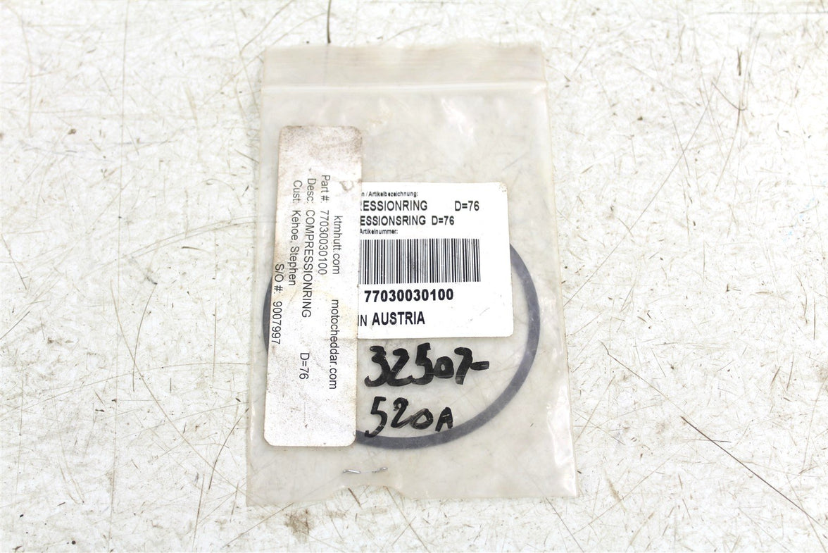 NOS Genuine KTM Compression Ring 77030030100 NEW 32507