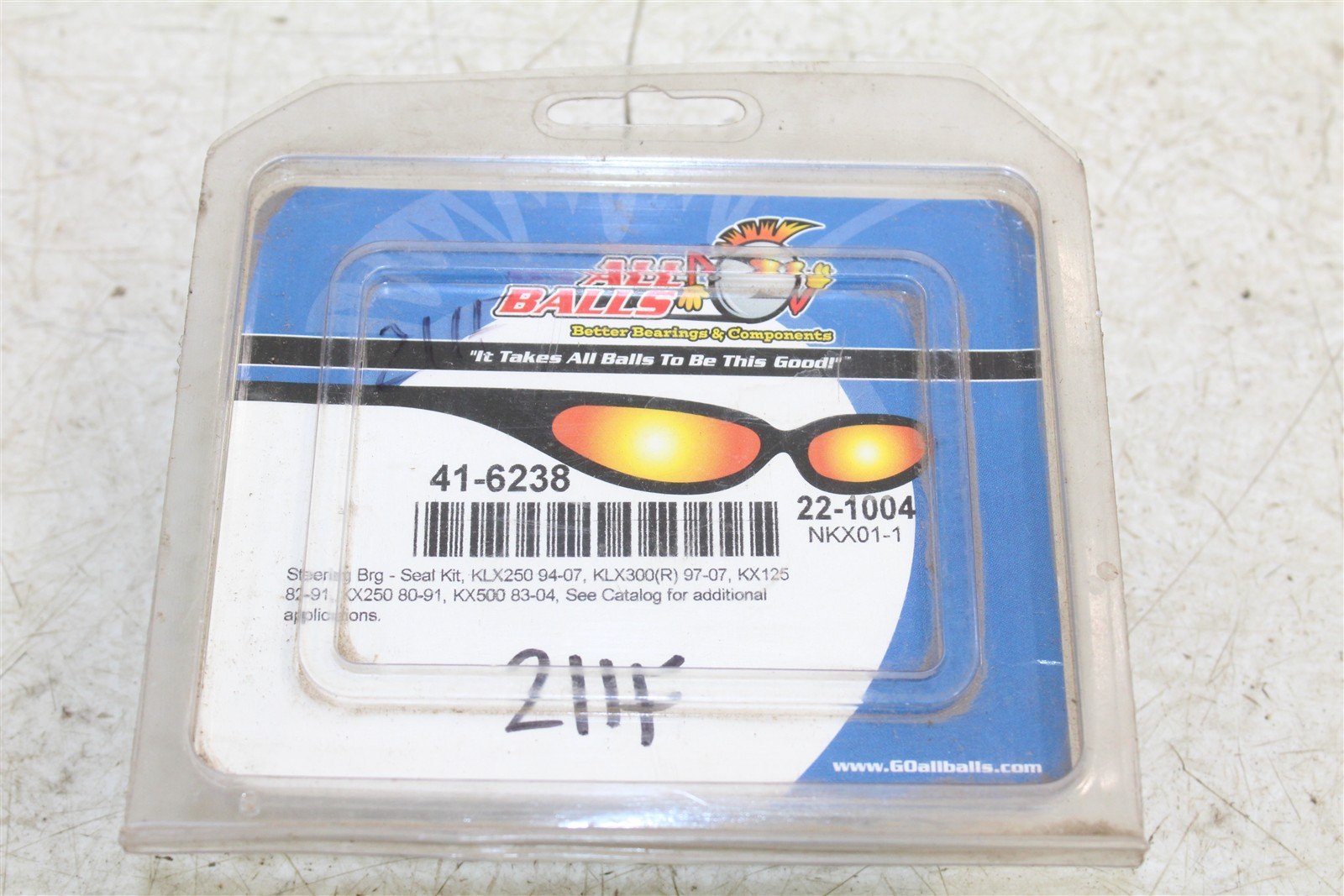 ALL BALLS Steering Stem Bearing Seal Kit Kawasaki KLX250 94-07 KLX300R NEW NOS