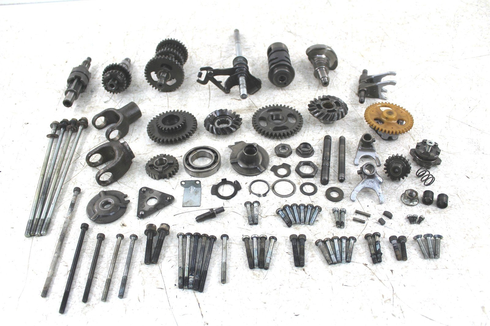 1992 Yamaha Timberwolf 250 2x4 Transmission Gears Shift Shaft Forks Drum 50106