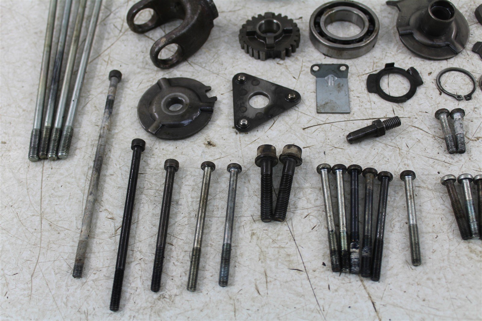 1992 Yamaha Timberwolf 250 2x4 Transmission Gears Shift Shaft Forks Drum 50106