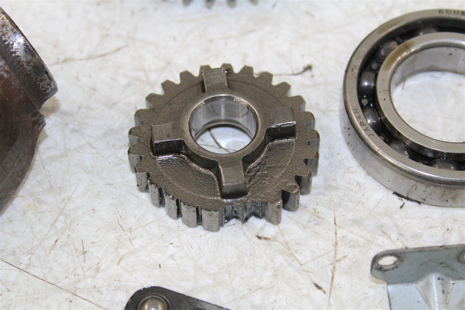 1992 Yamaha Timberwolf 250 2x4 Transmission Gears Shift Shaft Forks Drum 50106