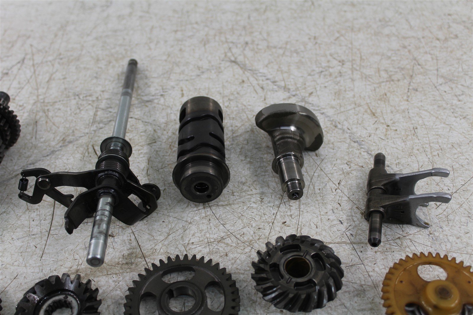 1992 Yamaha Timberwolf 250 2x4 Transmission Gears Shift Shaft Forks Drum 50106