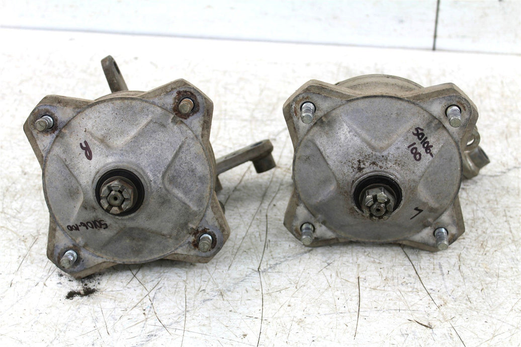 1992 Yamaha Timberwolf 250 2x4 Front Brake Drums Backing Plates Panel Hubs 50106