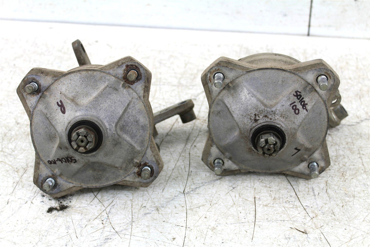 1992 Yamaha Timberwolf 250 2x4 Front Brake Drums Backing Plates Panel Hubs 50106