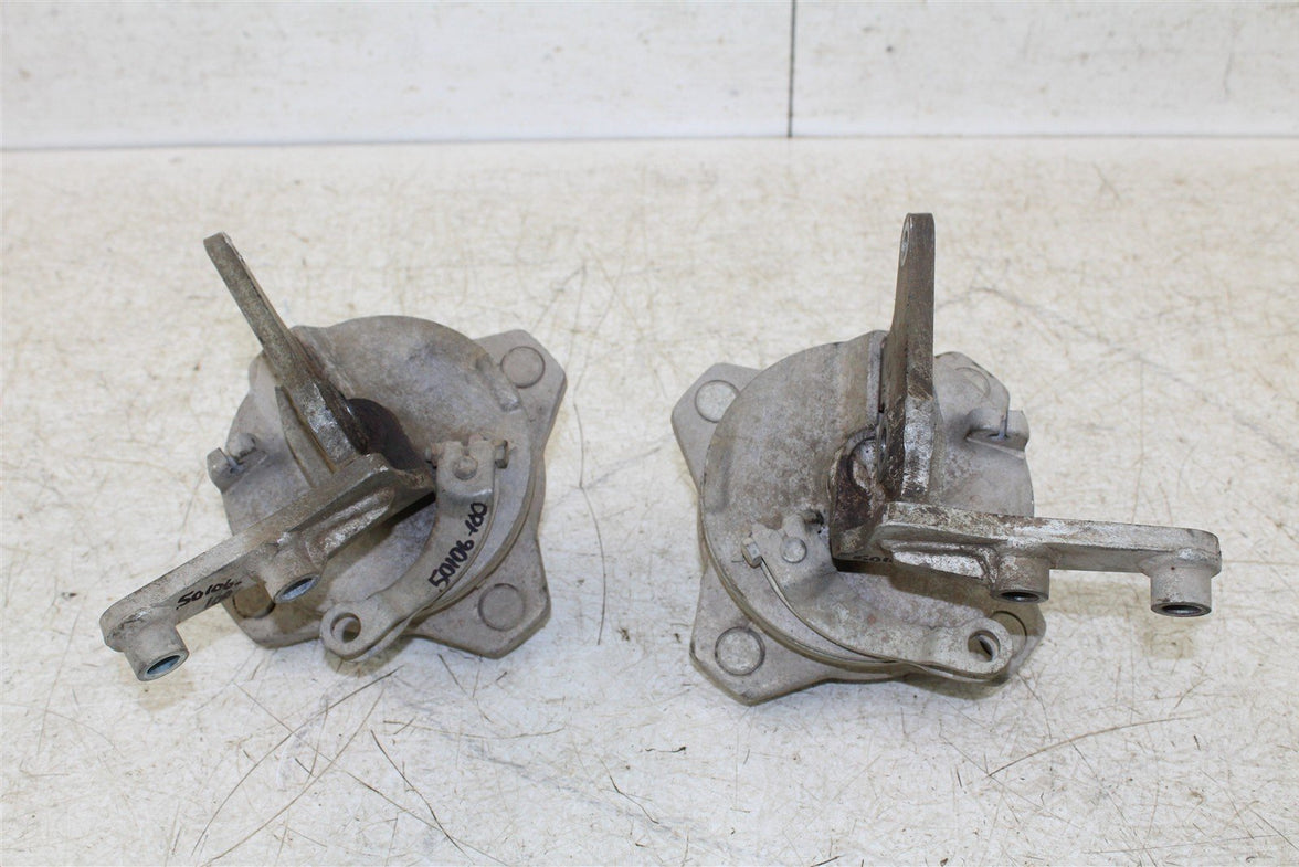 1992 Yamaha Timberwolf 250 2x4 Front Brake Drums Backing Plates Panel Hubs 50106