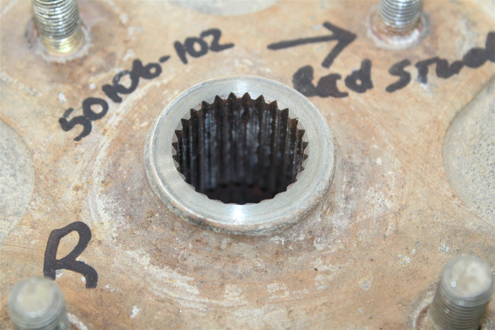 1992 Yamaha Timberwolf 250 2x4 Rear Brake Drum Hub 50106