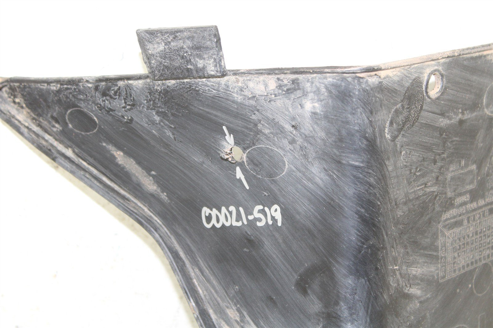 2001 Arctic Cat 250 2x4 Rear Mud Flap Kick Plate Shield 00021