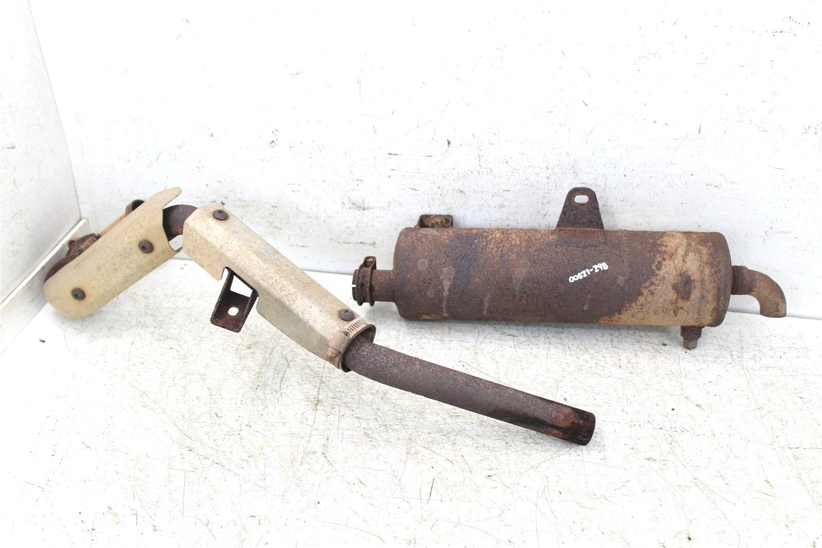 2001 Arctic Cat 250 2x4 Exhaust Head Pipe Silencer Muffler 00021