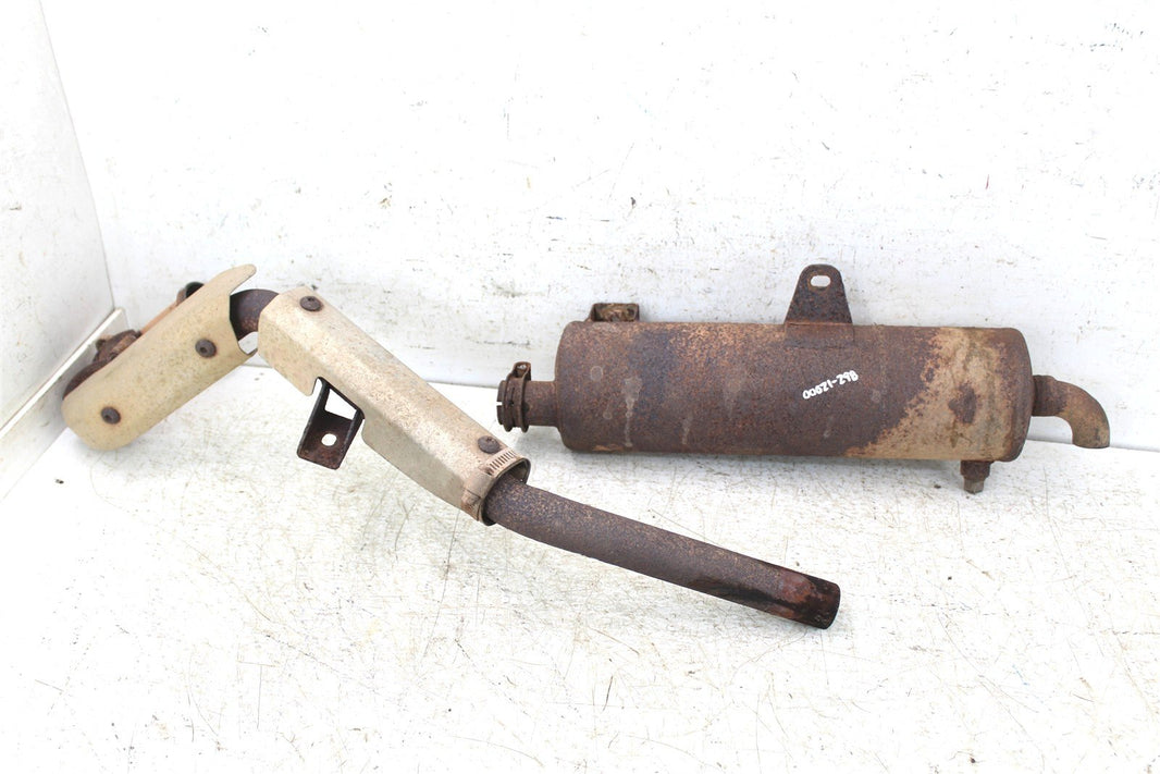2001 Arctic Cat 250 2x4 Exhaust Head Pipe Silencer Muffler 00021