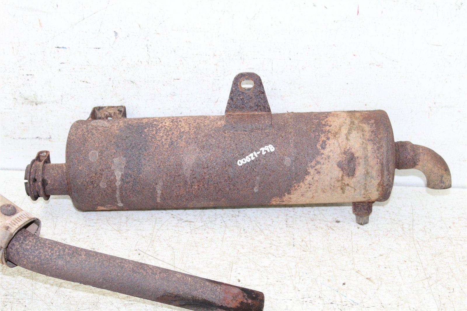 2001 Arctic Cat 250 2x4 Exhaust Head Pipe Silencer Muffler 00021