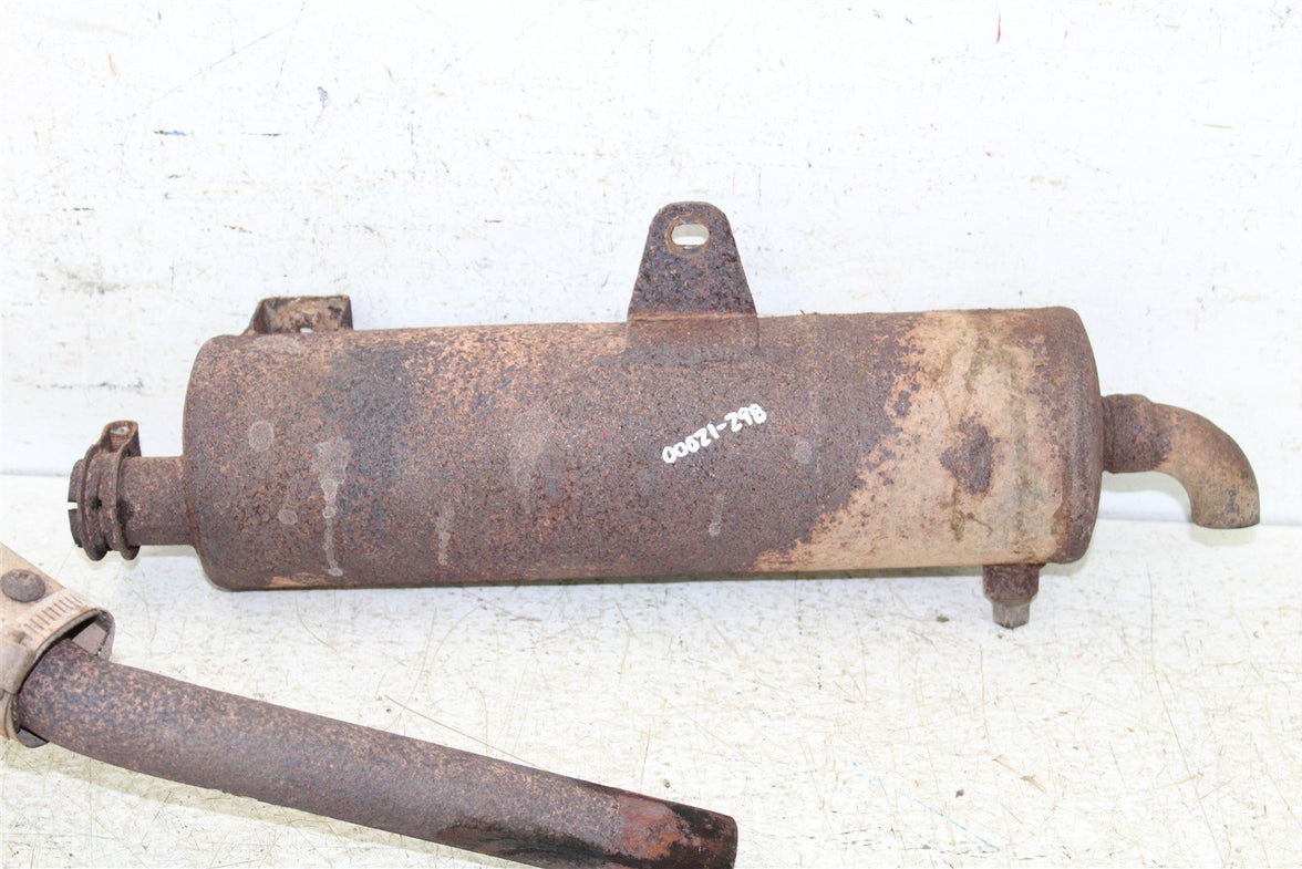 2001 Arctic Cat 250 2x4 Exhaust Head Pipe Silencer Muffler 00021