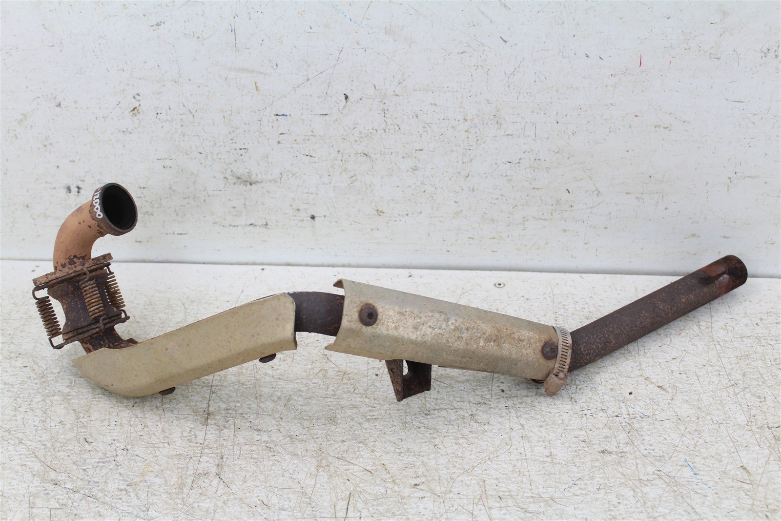 2001 Arctic Cat 250 2x4 Exhaust Head Pipe Silencer Muffler 00021