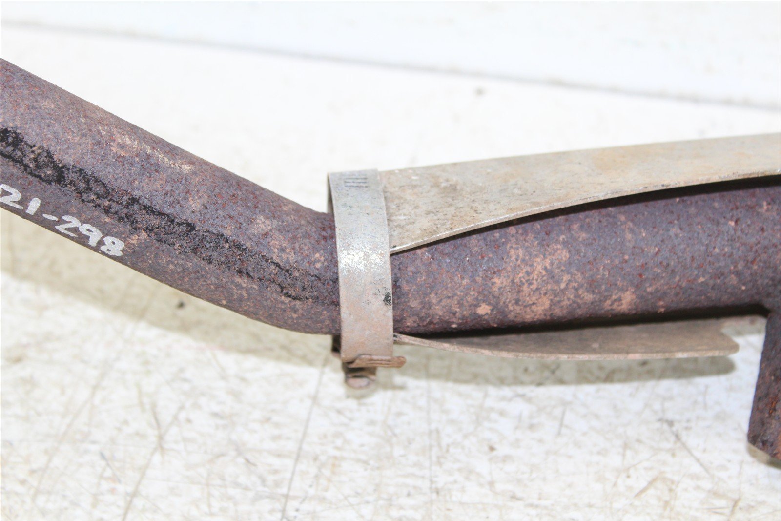 2001 Arctic Cat 250 2x4 Exhaust Head Pipe Silencer Muffler 00021