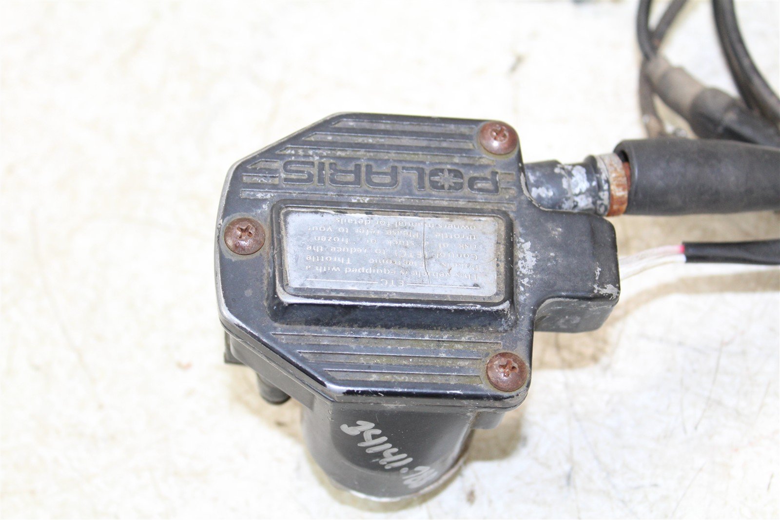 1990 Polaris Trail Boss 250 4x4 Throttle Lever Housing w/ Cable 34141
