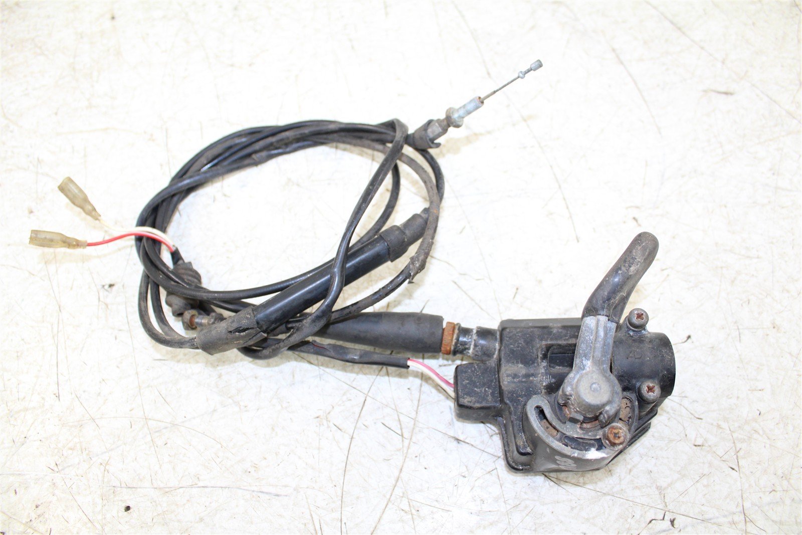 1990 Polaris Trail Boss 250 4x4 Throttle Lever Housing w/ Cable 34141