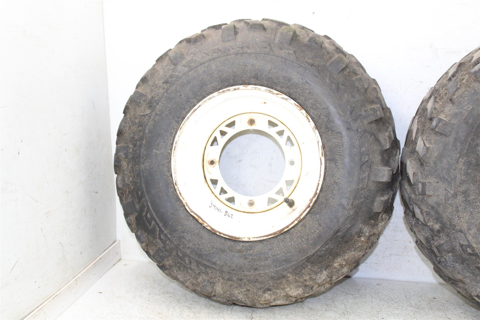 1990 Polaris Trail Boss 250 4x4 Front Wheel Set Rims 34141