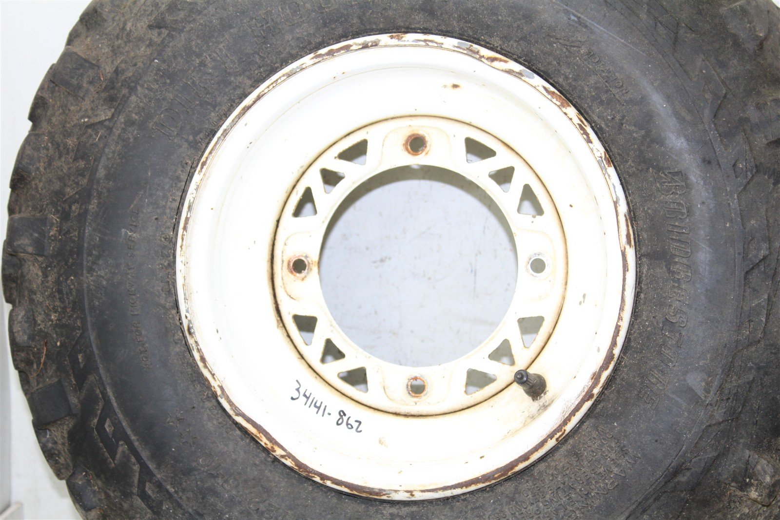 1990 Polaris Trail Boss 250 4x4 Front Wheel Set Rims 34141