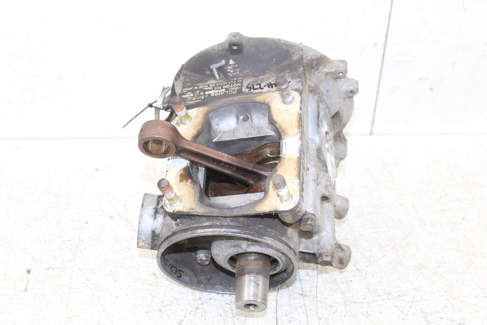 1990 Polaris Trail Boss 250 4x4 Engine Bottom Lower End Cases Crankshaft 34141