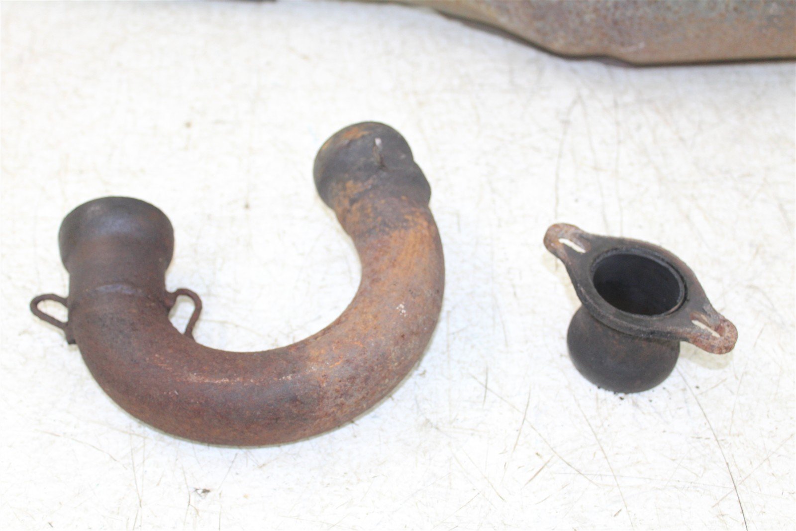 1990 Polaris Trail Boss 250 4x4 Exhaust Head Pipe Silencer Muffler 34141